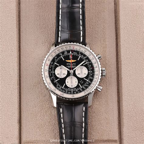 breitling navitimer 01 46mm pre owned|breitling navitimer 01 46 mm.